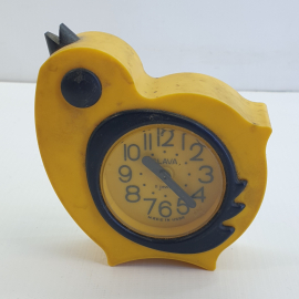 Настольные часы-будильник "Слава", работает только механизм будильника, СССР